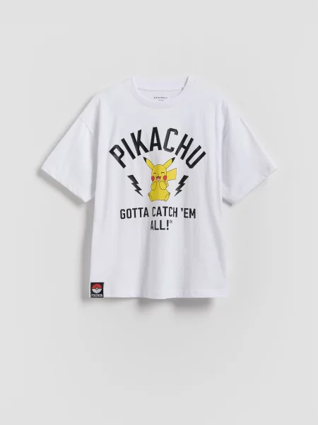 Reserved tričko Pokemon bílá