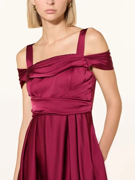Vera Mont Sukienka Wieczorowa Z Satyny rot fuksja