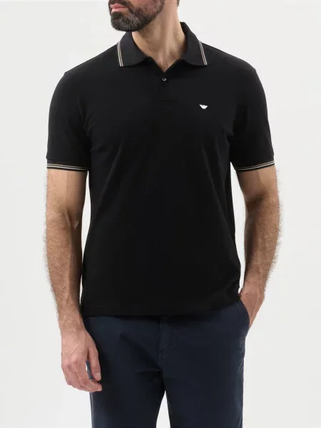 Поло Emporio Armani чорне