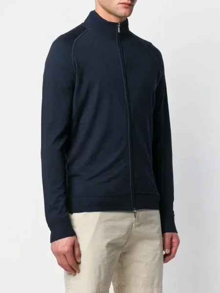 Плетена жилетка Drumohr синьо