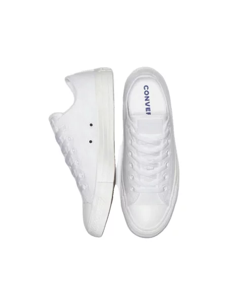 Pantofi Converse de culoare solidă alb