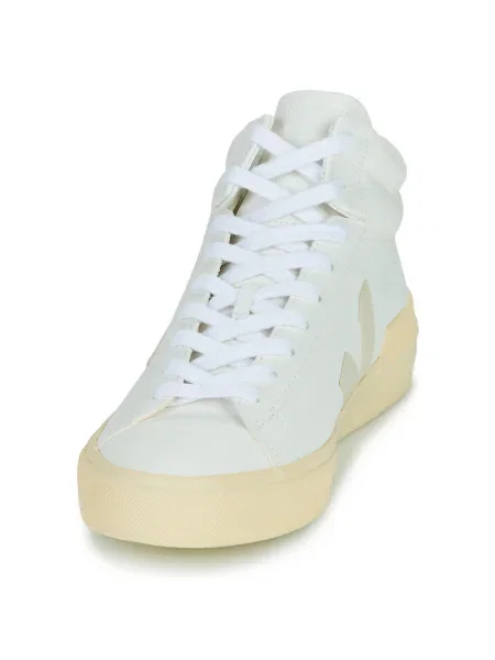 Pantofi Veja din piele alb