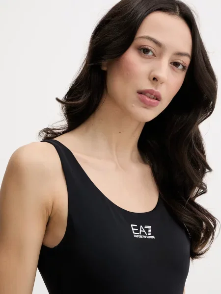 Jednodílné plavky Emporio Armani černé