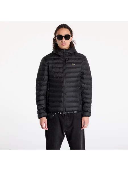 Kurtka puchowa Lacoste czarna