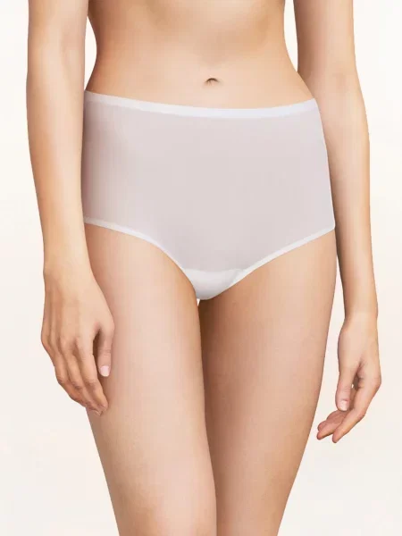 Chantelle Figi Panty Z Wysokim Stanem Softstretch weiss białe