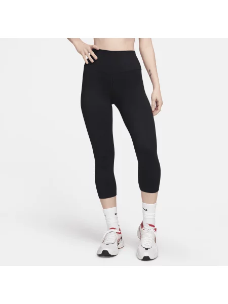 Legginsy Nike z logo czarne
