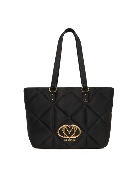 LOVE MOSCHINO Ročna torba črna
