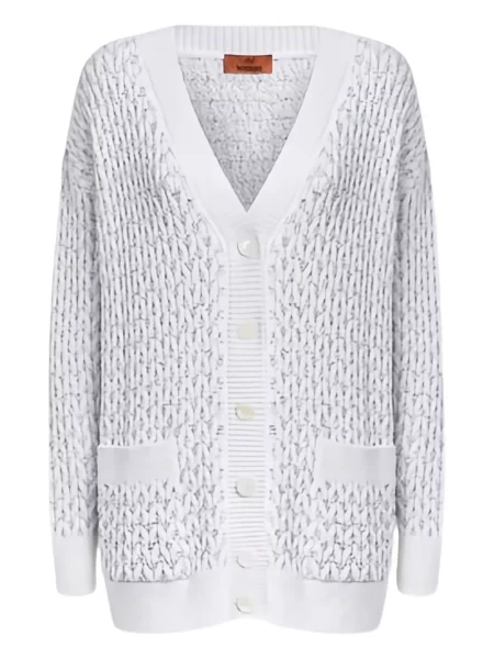 Cardigan Missoni alb