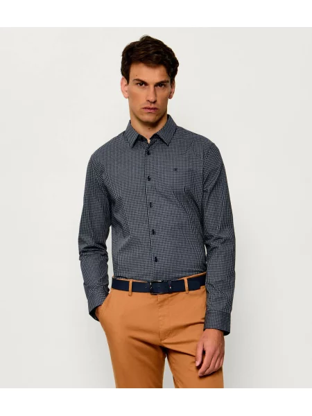 Calvin Klein Cămașă | stretch negru