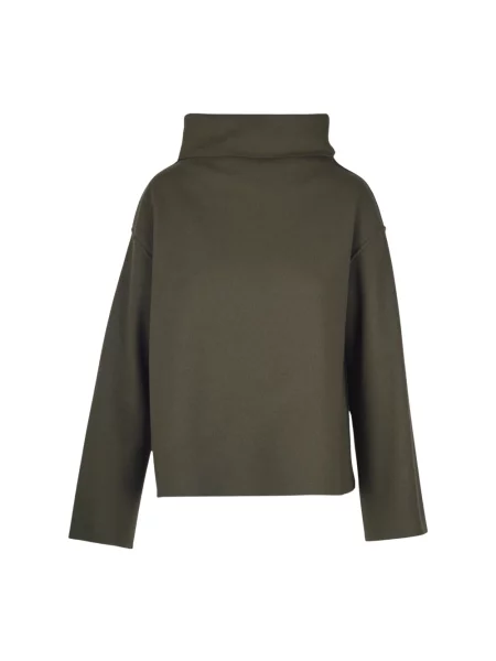 Sweter z golfem Niu' wełniany do golfa zielony