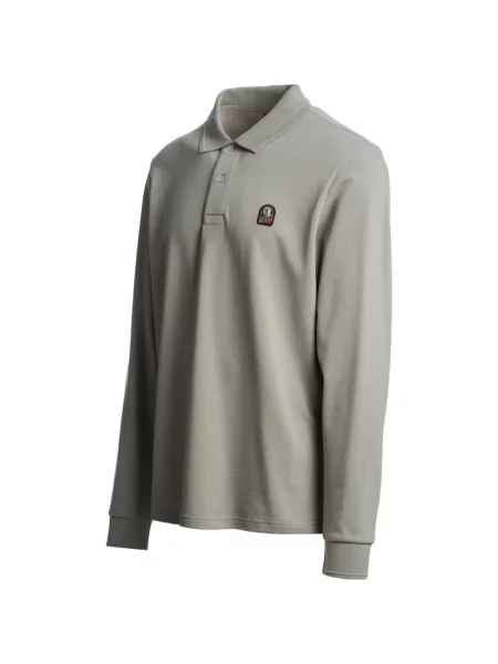 Lung tricou polo Parajumpers gri