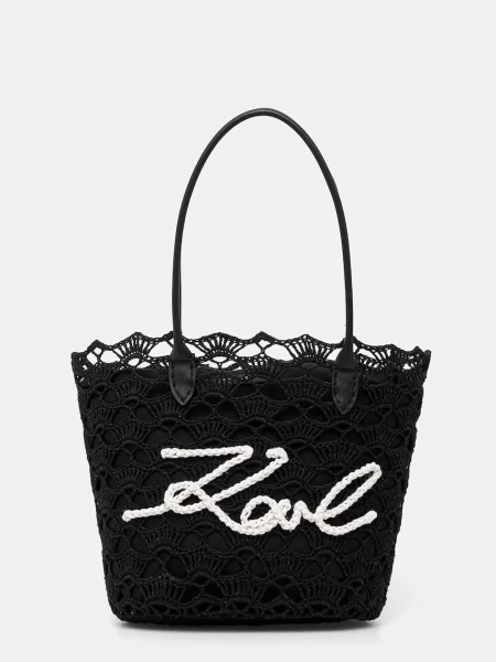 Karl Lagerfeld geantă K/SIGNATURE negru