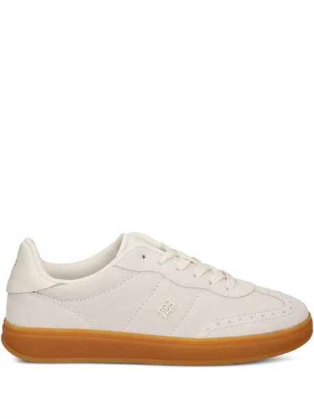 Sneakerși Tommy Hilfiger din piele de căprioară