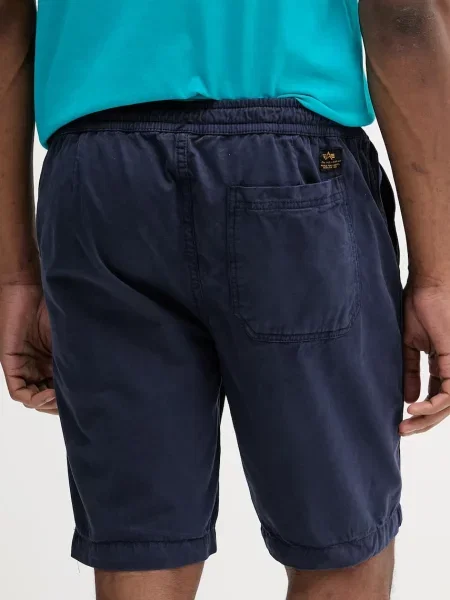 Šortky Alpha Industries Basic Cotton Shorts tmavomodrá