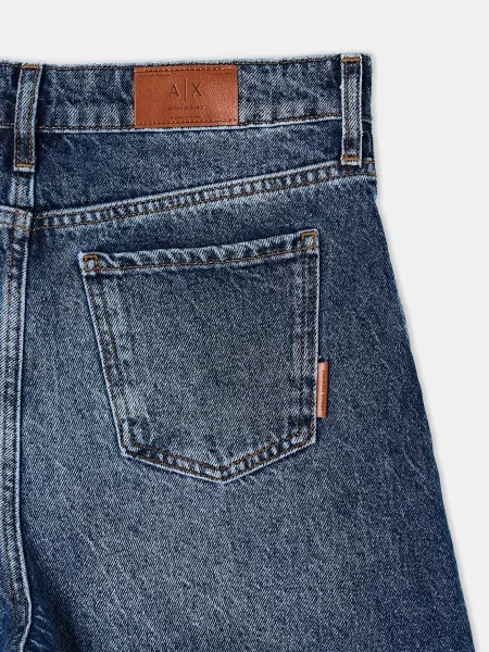 Прямые джинсы Armani Exchange синие