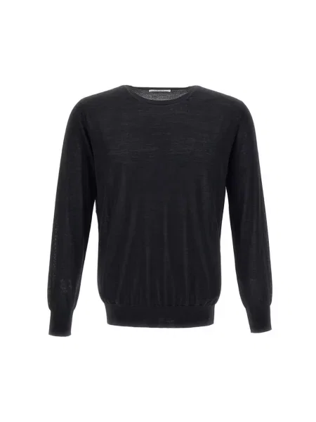 Sweter Kangra wełniany czarny