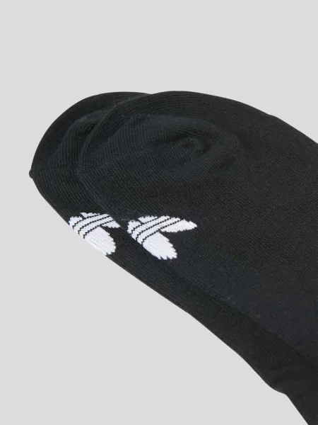 Krótkie skarpety z nadrukiem z logo w zestawie 3 szt. Adidas Originals czarne