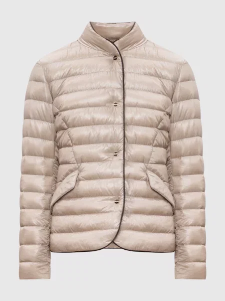Стьобана пухова куртка Herno бежева