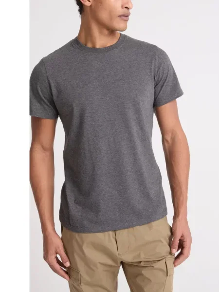 Tricou Yves Salomon din jerseu gri