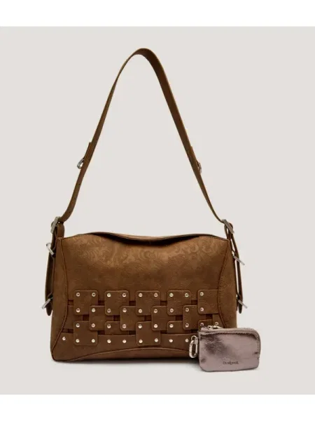 Geanta crossbody Desigual maro