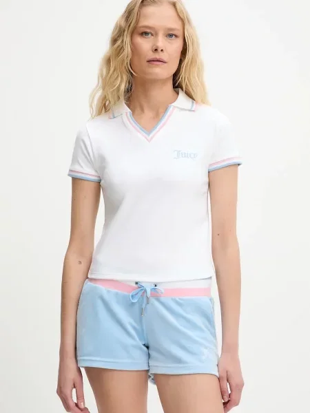 Juicy Couture Tricou polo alb