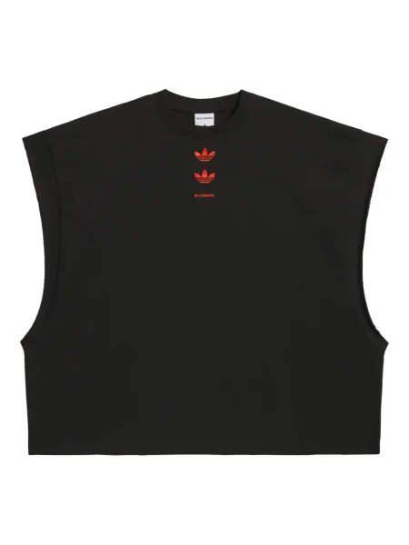 Риза Adidas с принт бяло