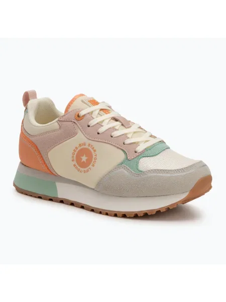 Дамски обувки BIG STAR coral/pink/grey сиво