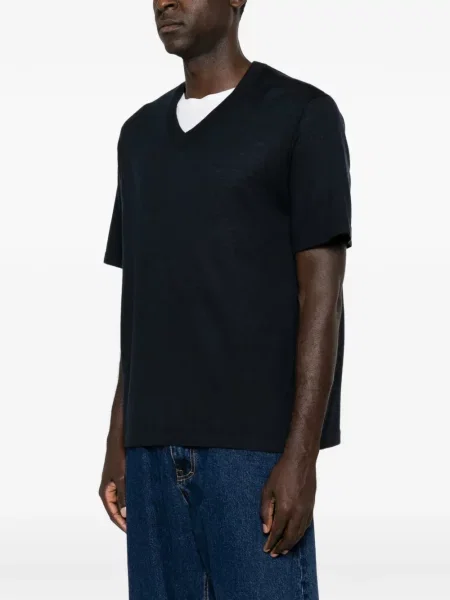 Tricou Lisa Yang din cașmir albastru