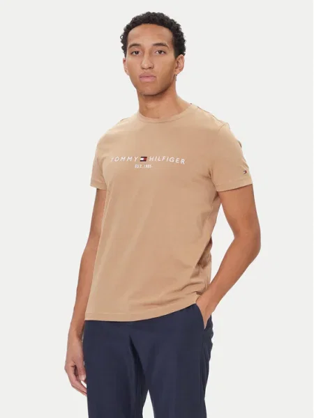 Tommy Hilfiger Tricou Logo bej