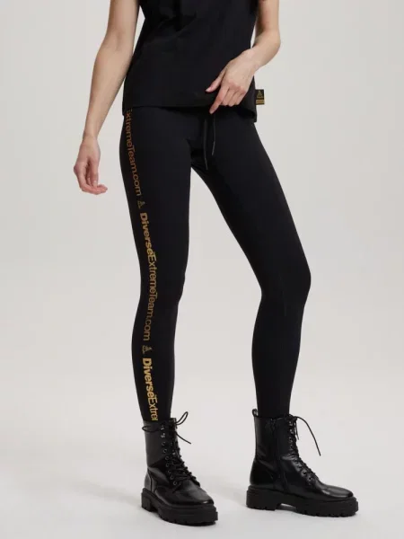 Легінси спортивні DIVERSE Dkr Vip 32 поліамід/еластан чорний