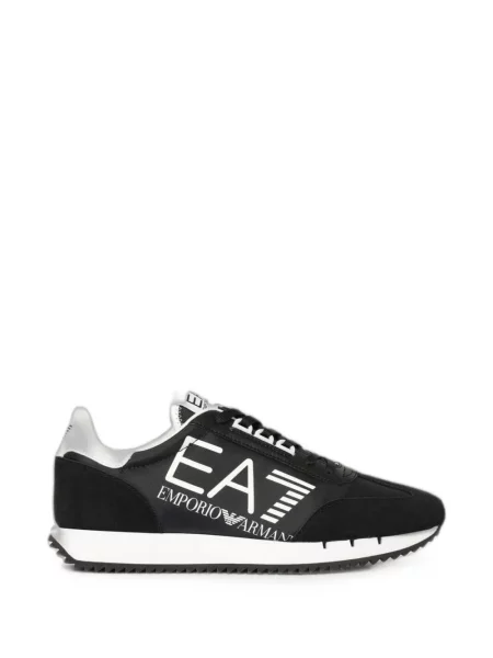 Sneakerși Ea7 Emporio Armani cu imagine negru