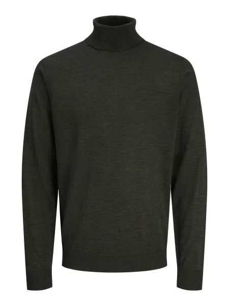 Jack & Jones Premium Pulover JPRMARK închis verde