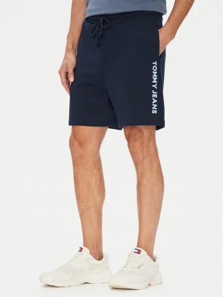 Tommy Jeans Спортни шорти New Classic Beach тъмносин