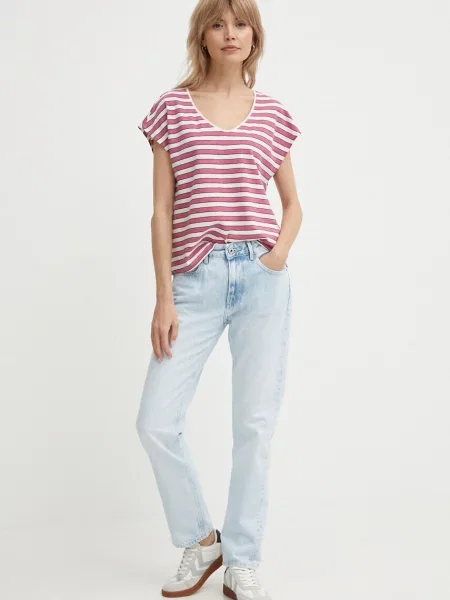 Футболка Pepe Jeans розовая