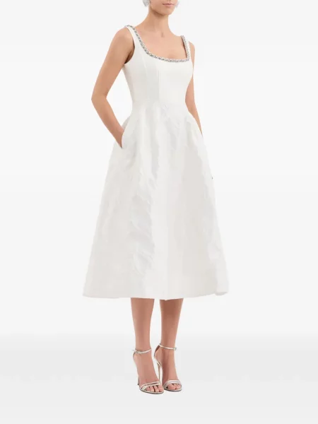 Rochie midi Rebecca Vallance alb