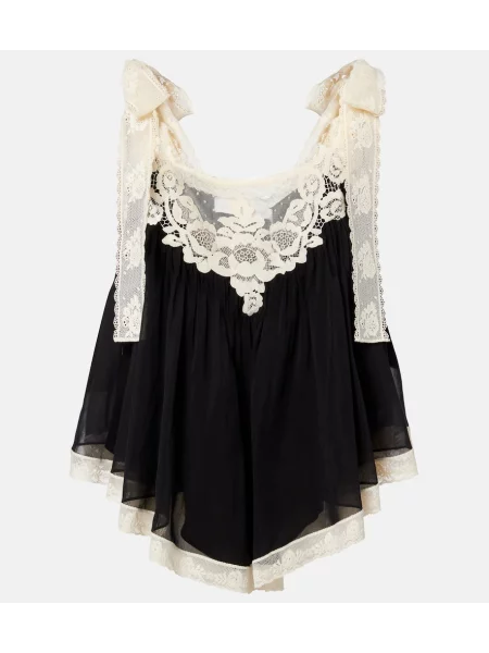 Top Zimmermann de mătase negru