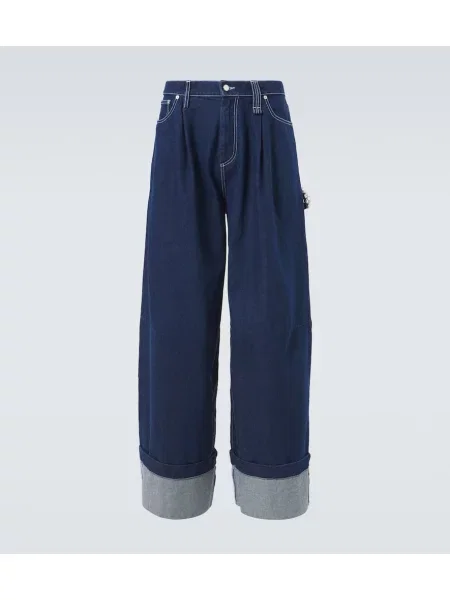 Široké džíny Simone Rocha modré