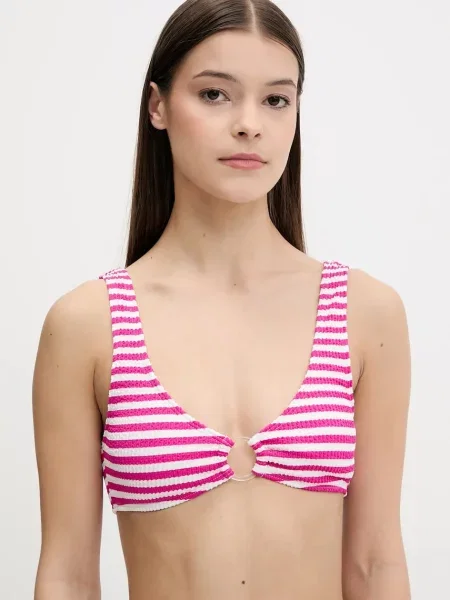 Plavková podprsenka Rip Curl ES VEDRA mírně vyztužený košík růžová