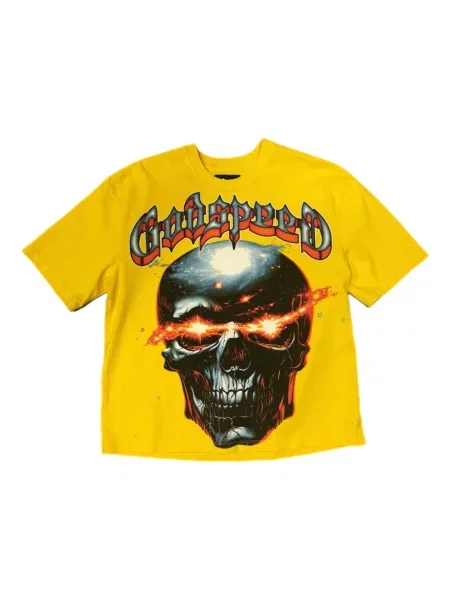 Tricou Godspeed galben