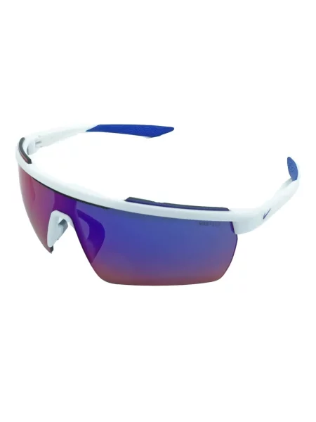 Ochelari de soare Nike cu cordon din jerseu cu imprimeu abstract gri