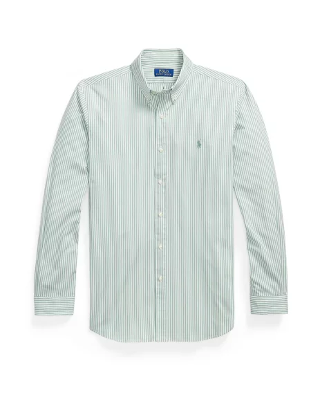 Polo Ralph Lauren Cămașă verde mentă alb