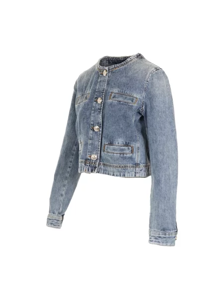 Kurtka jeansowa Pinko niebieska