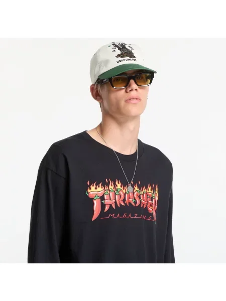 Лонгслив Thrasher черный