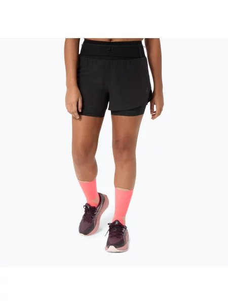 Шорти для бігу ASICS Fujitrail Elite performance black чорні