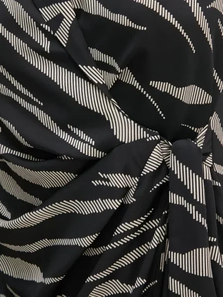 Rochie mini Dkny cu imagine cu model zebră de costum negru