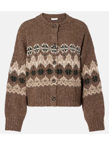 Cardigan Altuzarra de lână maro