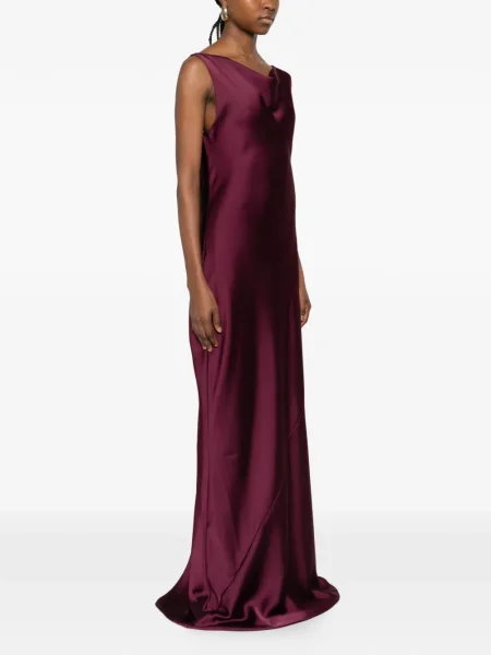 Rochie maxi Norma Kamali de costum violet