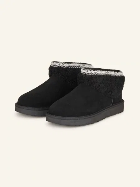 Klasické mini kotníkové boty Ugg černé
