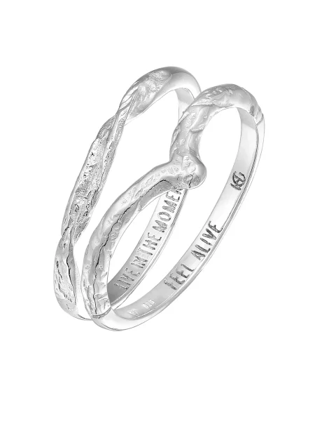 Haze&Glory Prstan srebrna