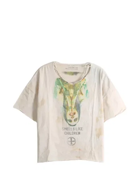 Tricou Saitos cu imagine alb